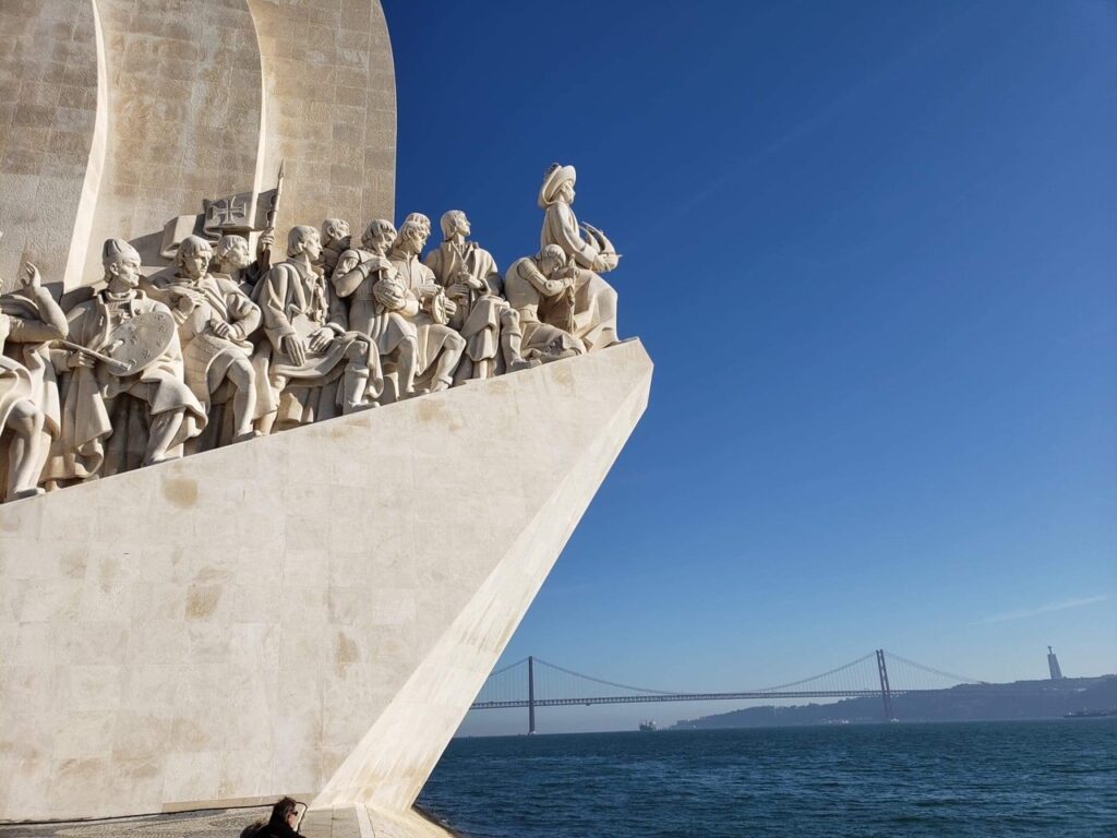 位於葡萄牙里斯本的航海紀念碑紀念葡萄牙發現偉大新航道